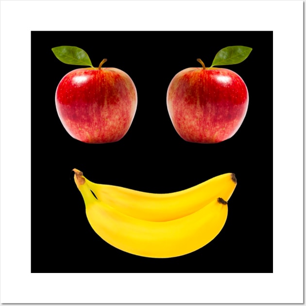 HAPPY FRUITY FACE Wall Art by NEXT OF KING